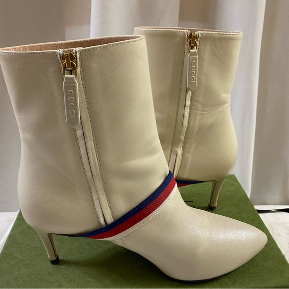 🆕 Gucci Sylvie Collection", Ankle Boots , in Box - Picture 6 of 10